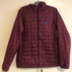 Patagonia Nano Puff Hoody XL maroon red